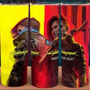 Cyberpunk 2077 Phantom Liberty Dual Cover Cup Mug Tumbler